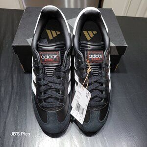 Adidas Samba Classic Shoes Sneakers Black White Leather Gum Sole IF1945